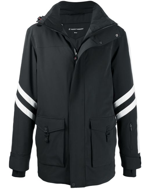 Perfect Moment side stripe detail hooded jacket