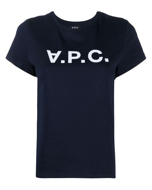 A.P.C. . logo-print cotton t-shirt