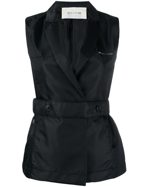 1017 Alyx 9Sm belted wrap-front gilet
