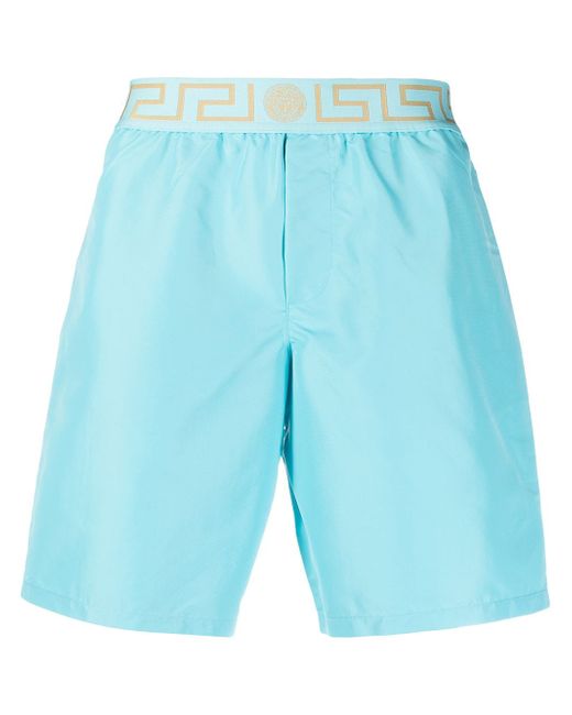 Versace Greca waistband swimming shorts