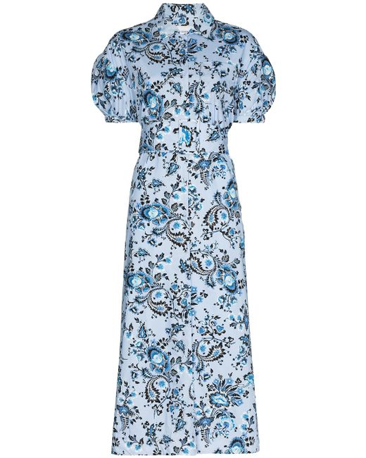 Erdem Frederick floral-print cotton midi dress