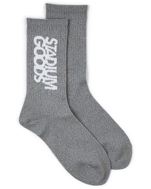 Stadium Goods reflective logo-print crew socks
