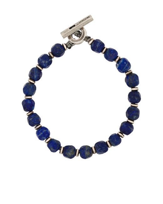 M Cohen lapis lazuli beaded bracelet