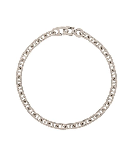 M Cohen sterling chain-link bracelet