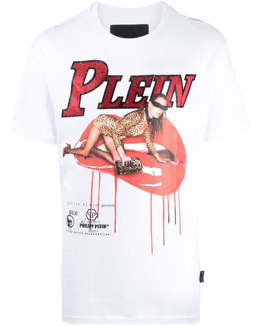 Philipp Plein graphic-print cotton T-shirt
