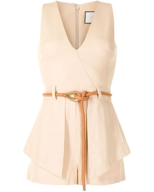Alexis Darby belted romper
