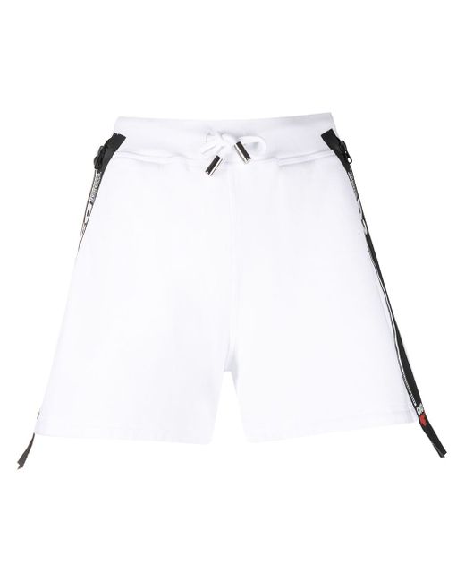 Dsquared2 logo-tape cotton shorts