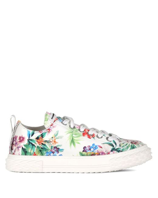 Giuseppe Zanotti Design floral print sneakers
