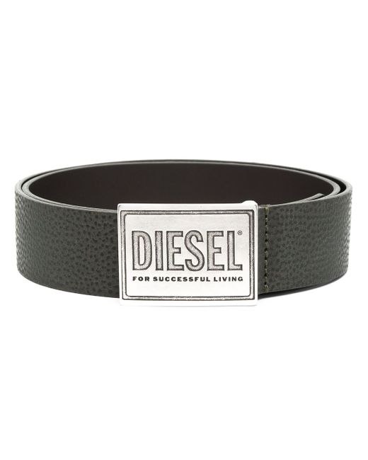 Diesel debossed buckle belt