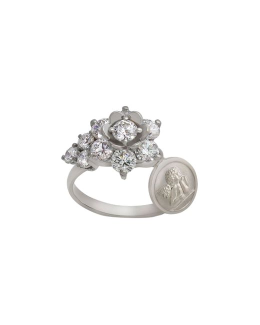 Dolce & Gabbana Sicily diamond-embellished ring