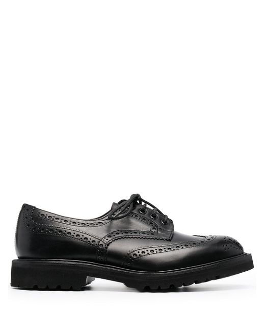 Tricker'S embossed derby shoes