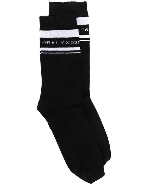 1017 Alyx 9Sm logo intarsia mid-calf socks
