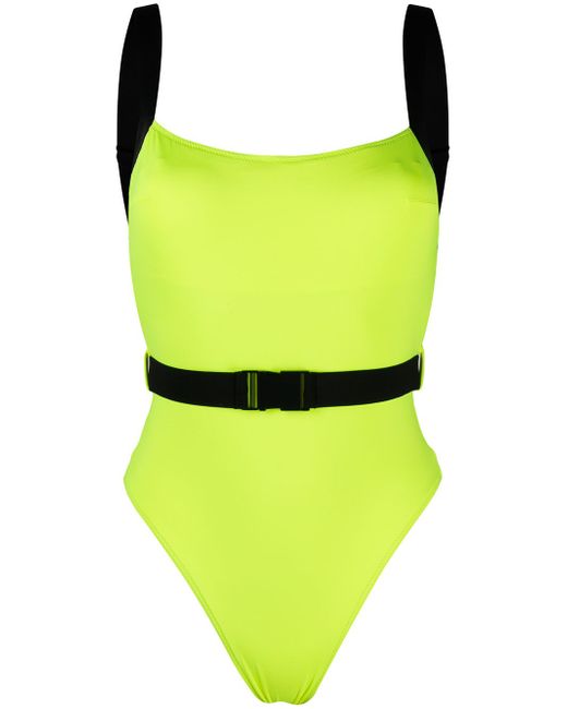 Noire Swimwear Miami two-tone swimsuit