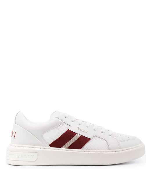 Bally striped tape low-top sneakers