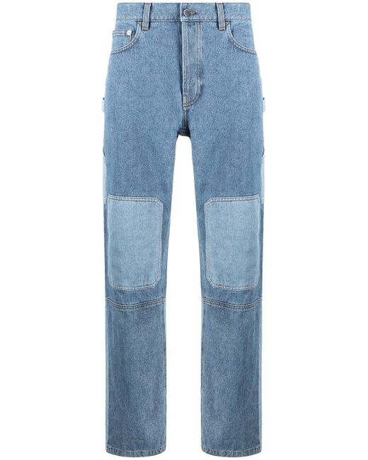 J.W.Anderson patchwork-effect jeans