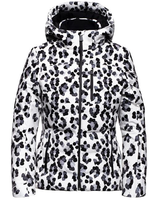 Aztech Mountain Nuke leopard-print hooded jacket
