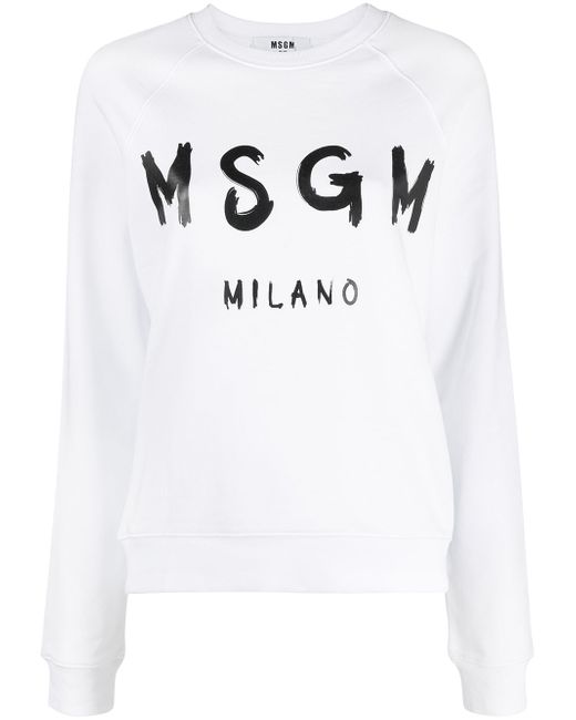 Msgm logo-print sweatshirt