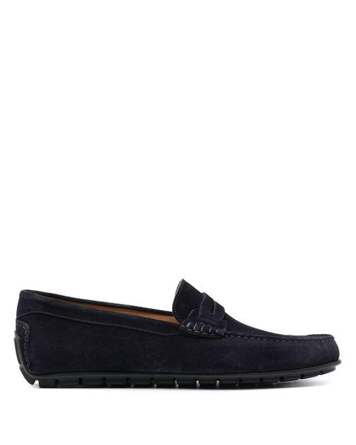 Canali slip-on suede loafers