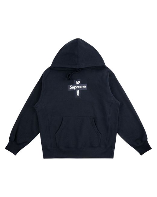 Supreme cross box logo hoodie