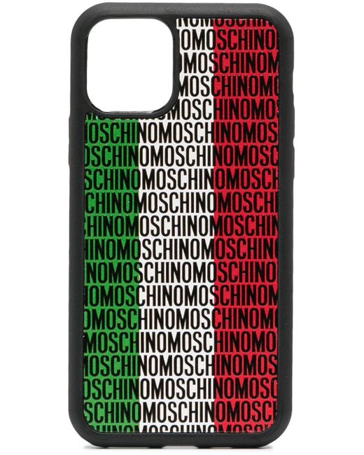 Moschino Italy logo-print iPhone 11 Pro case