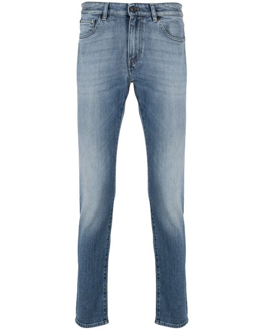 Pt01 slim-fit cut jeans