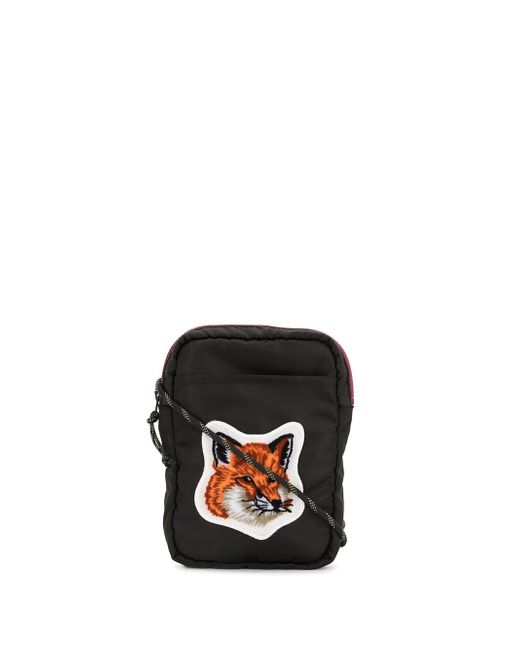 Maison Kitsuné fox patch nylon crossbody bag
