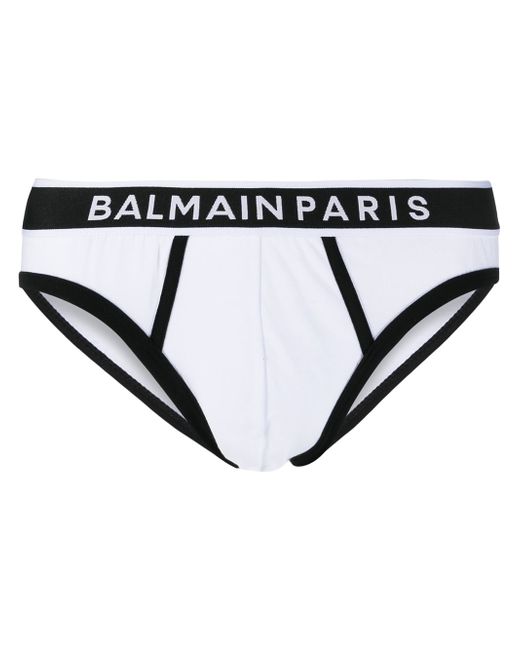Balmain logo waistband briefs