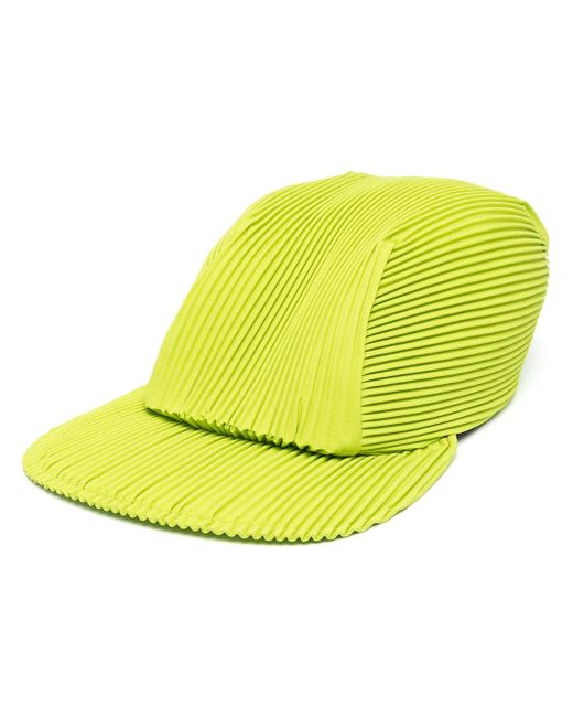 Homme Pliss Issey Miyake pleated cinched back cap