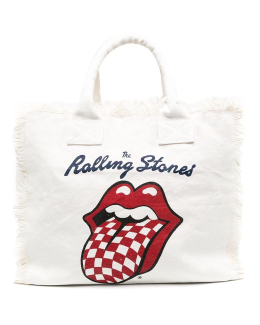 Mc2 Saint Barth Rolling Stones canvas bag