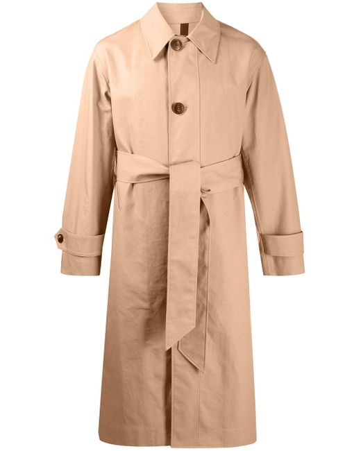AMI Alexandre Mattiussi belted trench coat