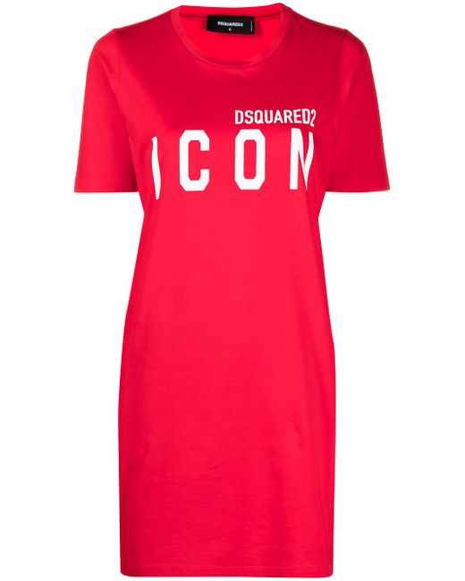 Dsquared2 Icon print T-shirt dress