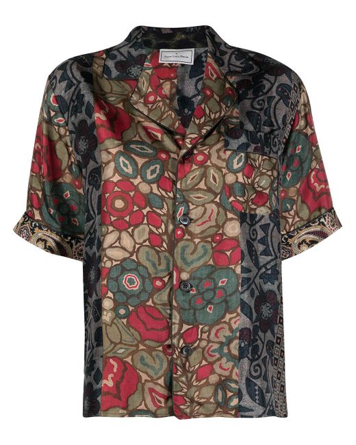 Pierre-Louis Mascia floral-print silk shirt