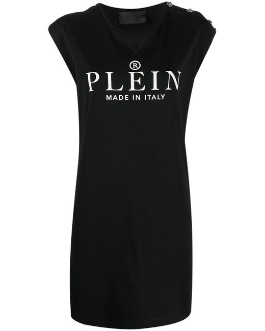 Philipp Plein Iconic Plein T-shirt dress