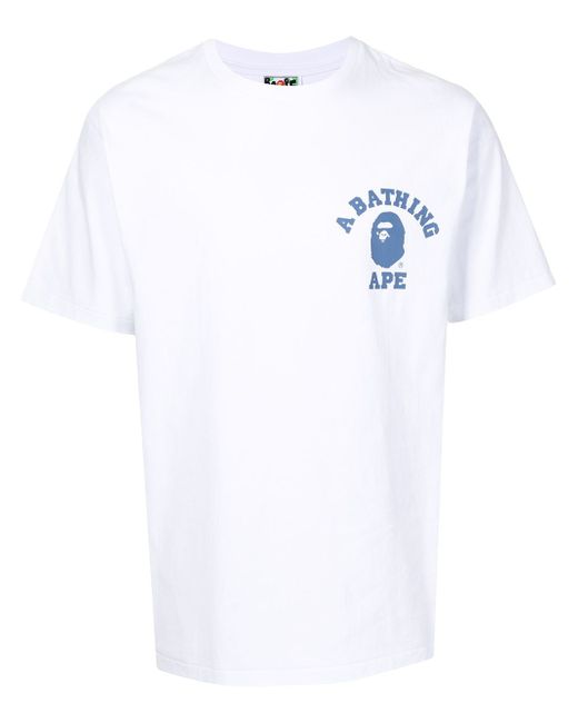 A Bathing Ape logo short-sleeve T-shirt