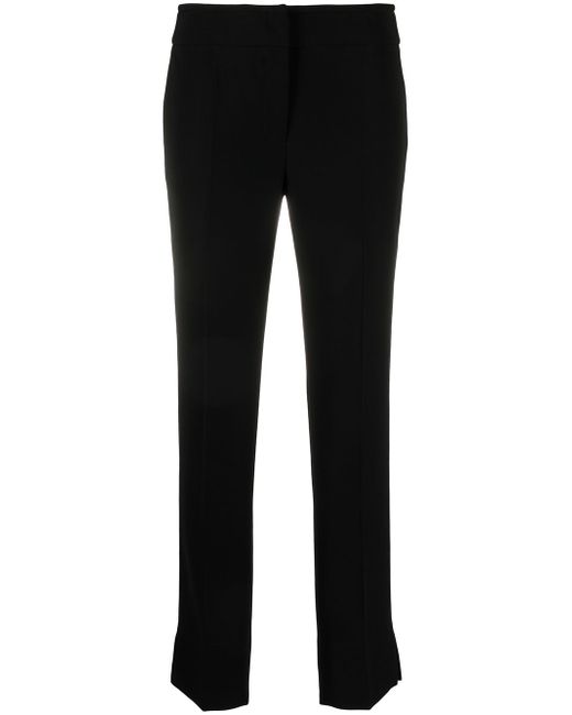 Emporio Armani cropped slim-fit trousers