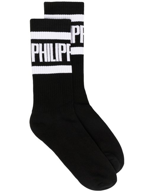 Philipp Plein logo print socks