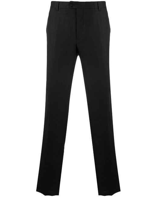 Billionaire embroidered crest tailored trousers