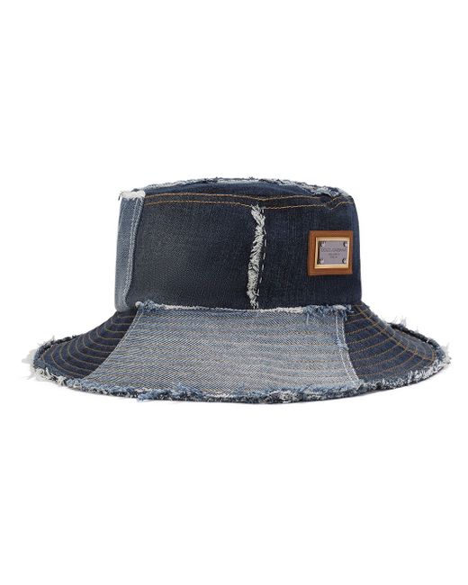 Dolce & Gabbana patchwork denim bucket hat