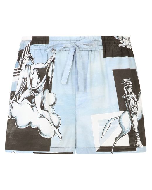 Dolce & Gabbana graphic-print shorts