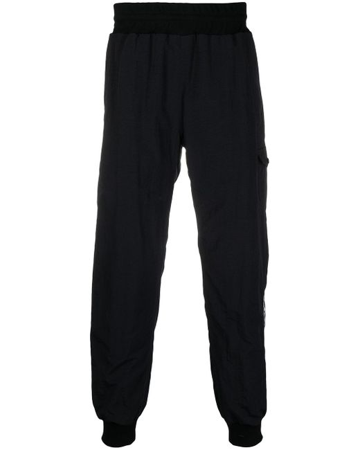 Undercover tapered cotton track trousers