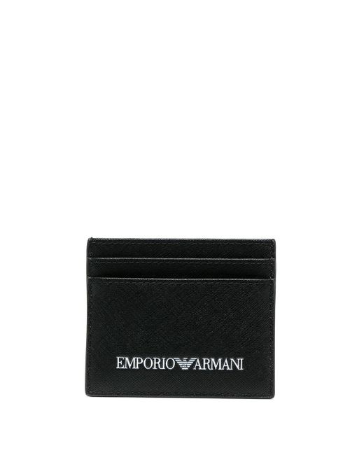Emporio Armani logo-print cardholder