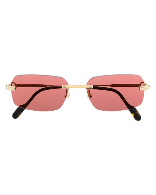 Cartier rimless square-frame sunglasses