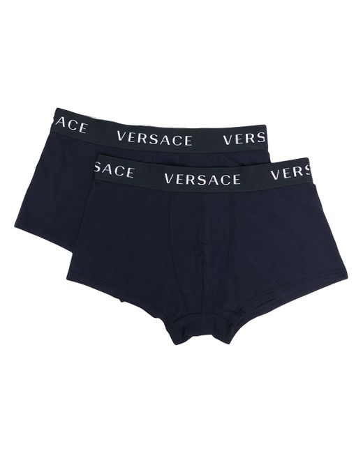 Versace two-pack logo boxer briefs