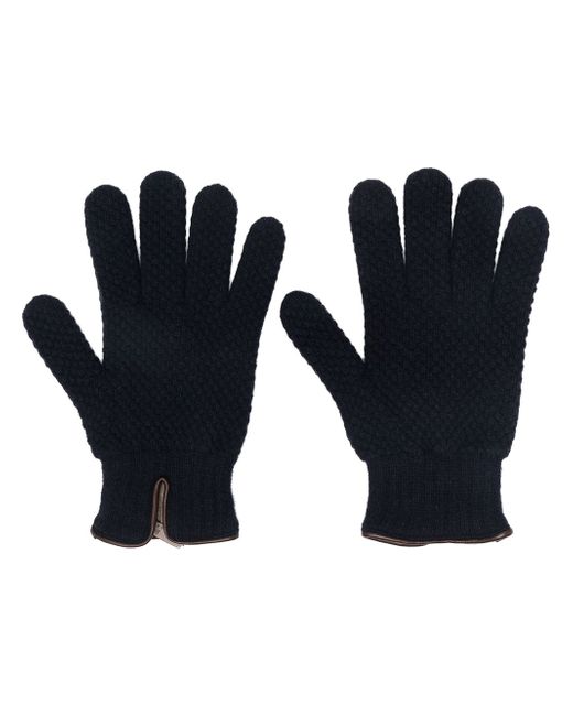 Lady Anne aran-knit gloves