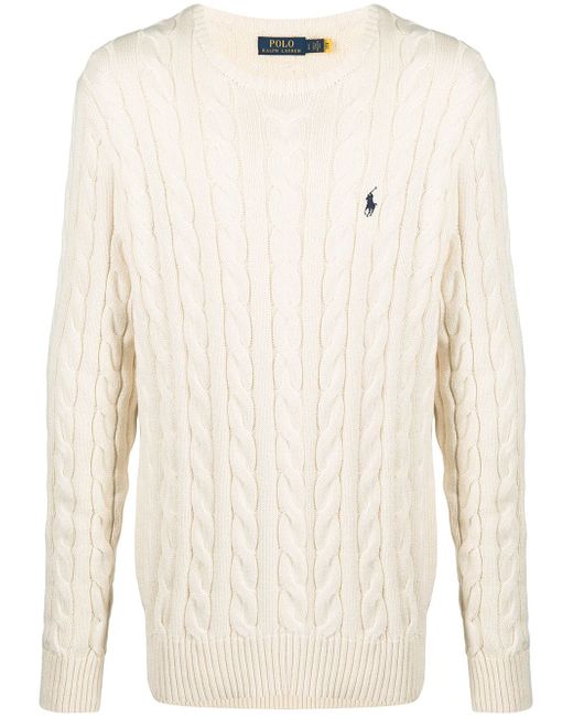Polo Ralph Lauren cable-knit cotton jumper