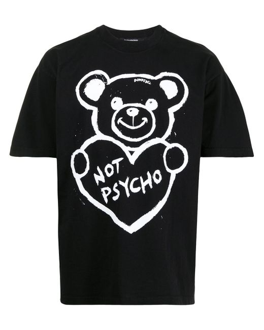Dom Rebel teddy bear-print T-shirt