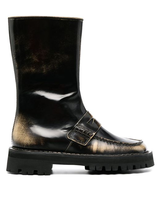 CamperLab Eki mid-calf leather boots