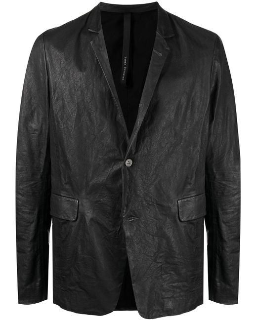 Poème Bohèmien single-breasted leather blazer