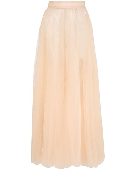 Loulou flared maxi skirt