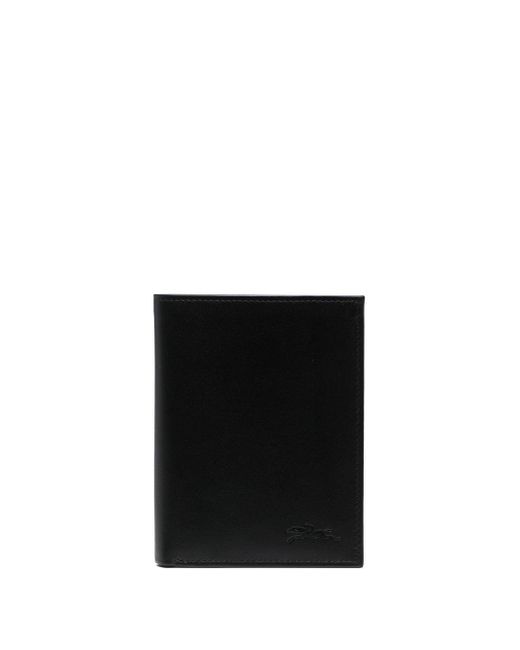 Longchamp debossed logo leather wallet
